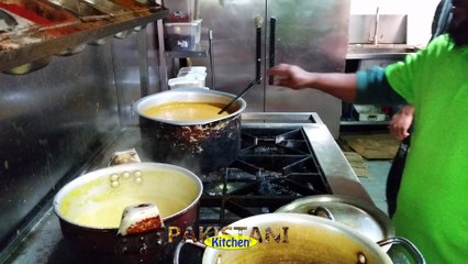Breakfast dish: HALWA PURI Cholay at Lahori Spice - Harrow - England