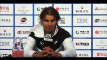 Rafael Nadal Press conference / R2 China Open 2015.