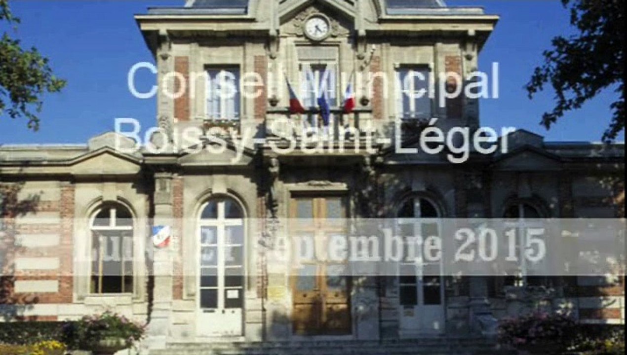 DÉBAT CENSURÉS à BOISSY SAINT LEGER - Conseil Muncipal du 21 sept 2015