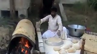 Big Bread in Pakistani villages