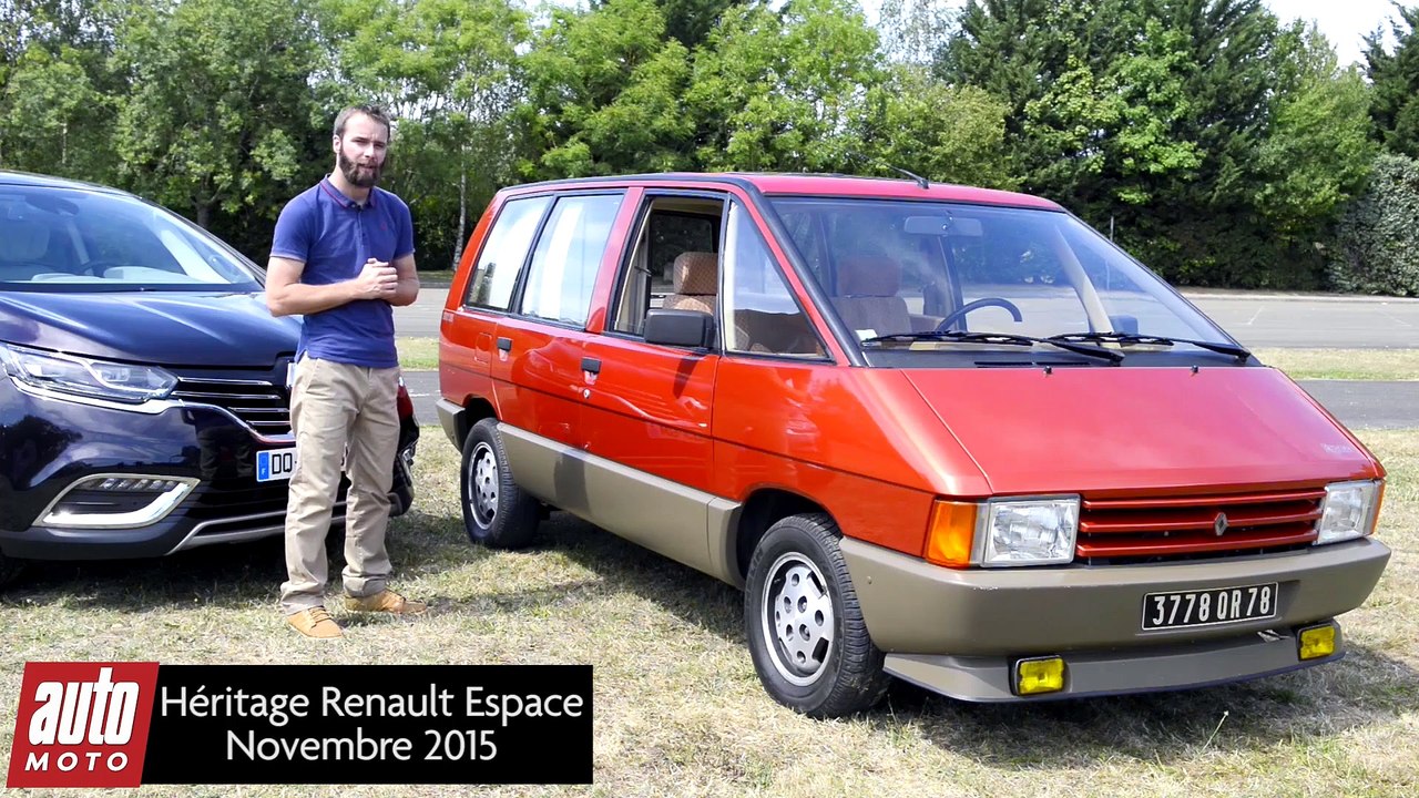 Héritage Renault : Espace 5 (2015) face à l'Espace 1 (1984) - En l'Espace de trente ans