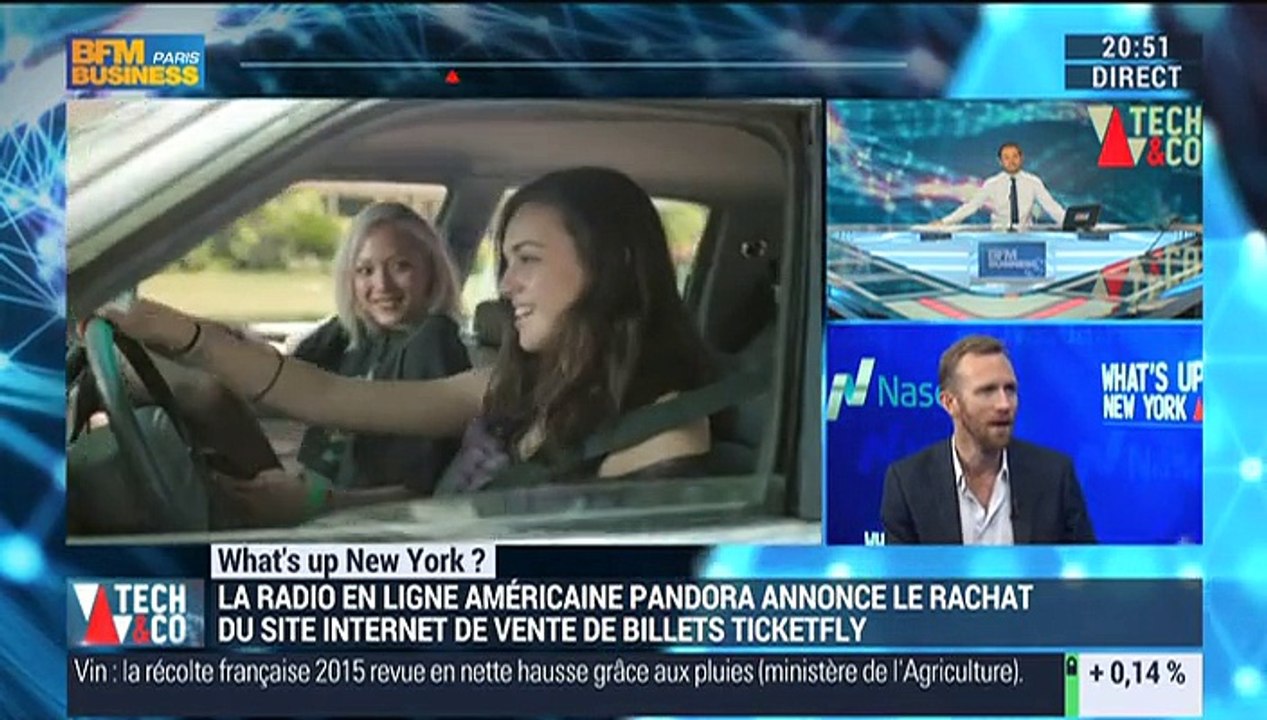 What's Up New York : La radio en ligne américaine Pandora rachète le site Internet de vente de billets Ticketfly - 07/10