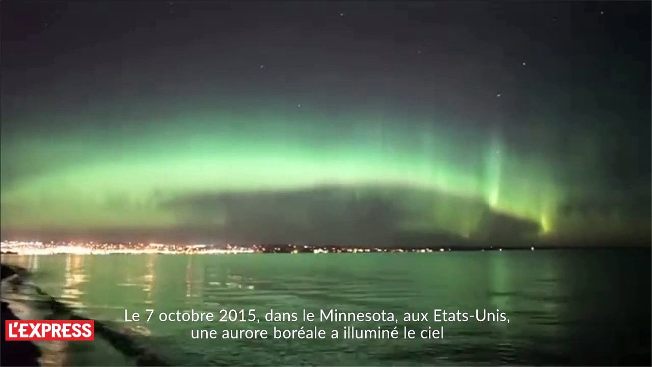 Une aurore boréale illumine le ciel du Minnesota
