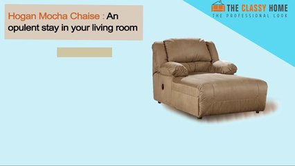 Have a Seat with Hogan Mocha Chaise: An opulent stay in your living room