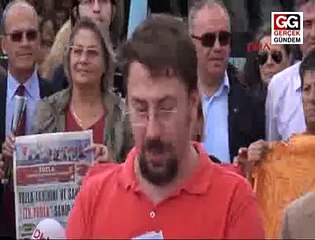 TUZLA'DA SAHİLİN DOLDURULMASINA KARŞI İNSAN ZİNCİRİ