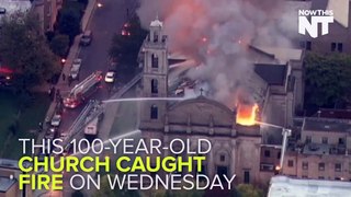 Fire Rips Through Historic Chicago Church