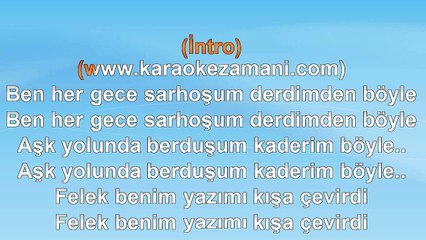 İbrahim Tatlıses - Sarhoş - 1986 TÜRKÇE KARAOKE
