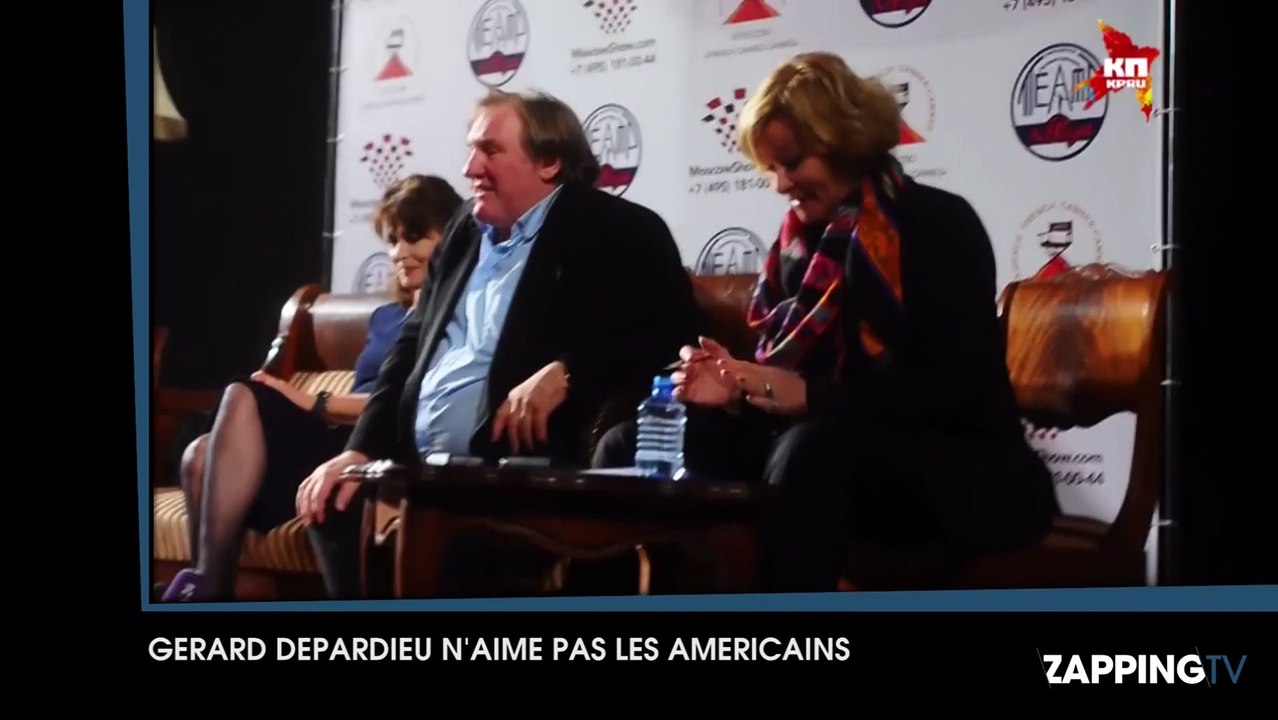 Gérard Depardieu n'aime pas les Américains : "C'est un peuple qui sans arrêt détruit l'autre"