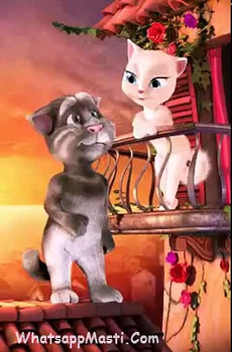 Very Cute Love Of Talking Tom Funny Video On Dailymotion