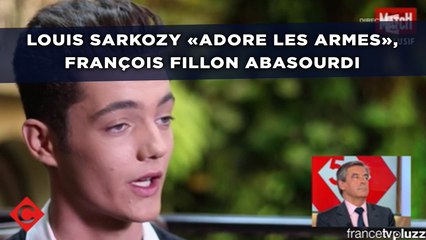Louis Sarkozy «adore les armes», Fillon abasourdi
