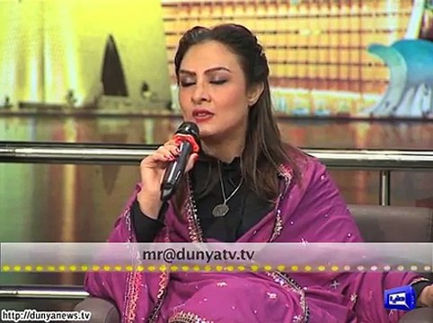 Marvi Memon Sang a Song in Mazaaq-Raat