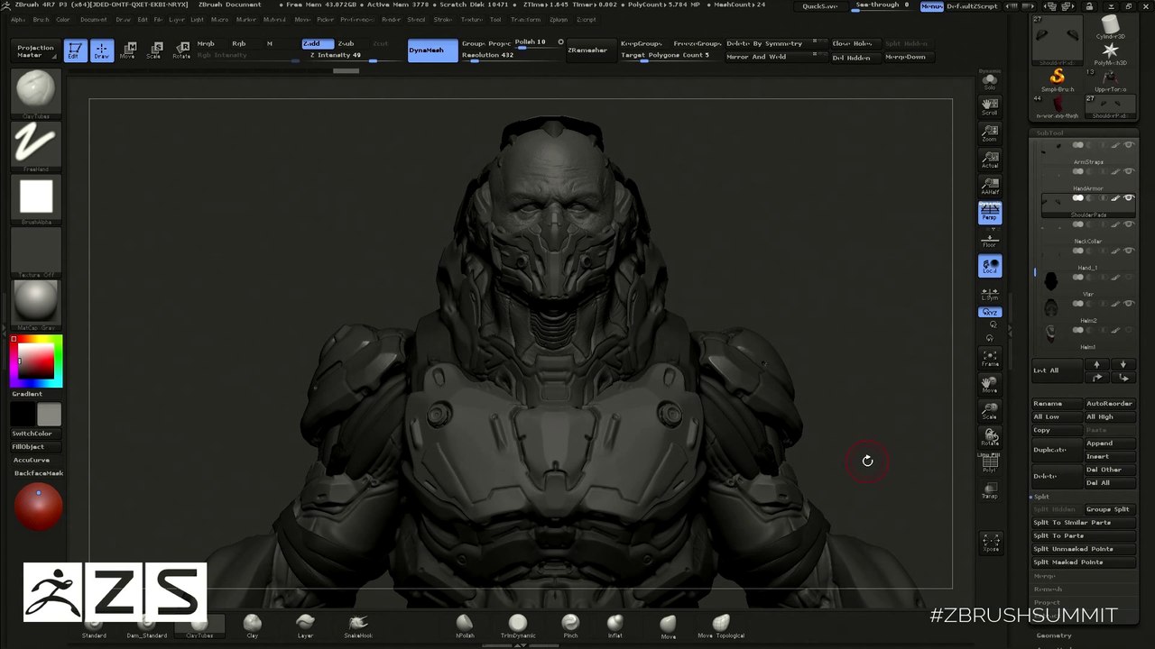 ZBrush SUMMIT 2015 Presentation by Bioware Furio Tedeschi