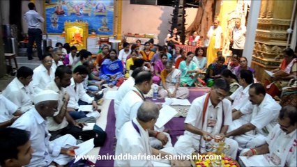 Aniruddha Bapu - Shree Rudrabhishek seva at Shree Aniruddha Gurukeshetram - 14 September 2015