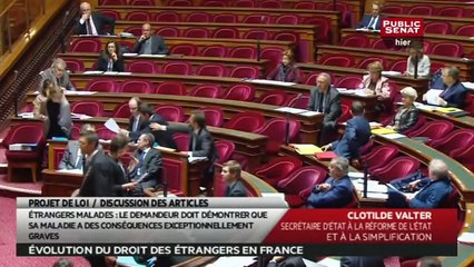 Projet de loi - droit des étrangers - Les matins du senat
