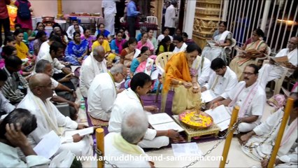 Aniruddha Bapu - Shree Rudrabhishek seva at Shree Aniruddha Gurukeshetram - 28 September 2015