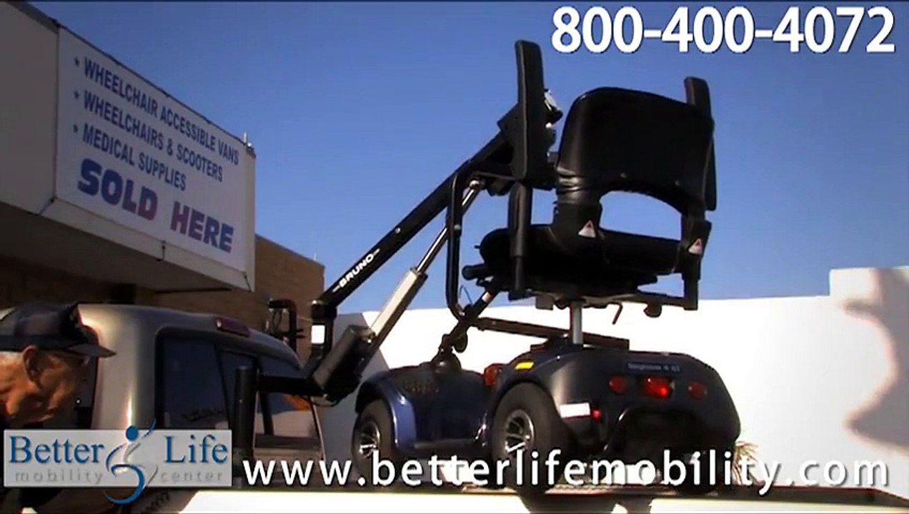Bruno Out Rider Wheelchair Accessible Truck Lift Video