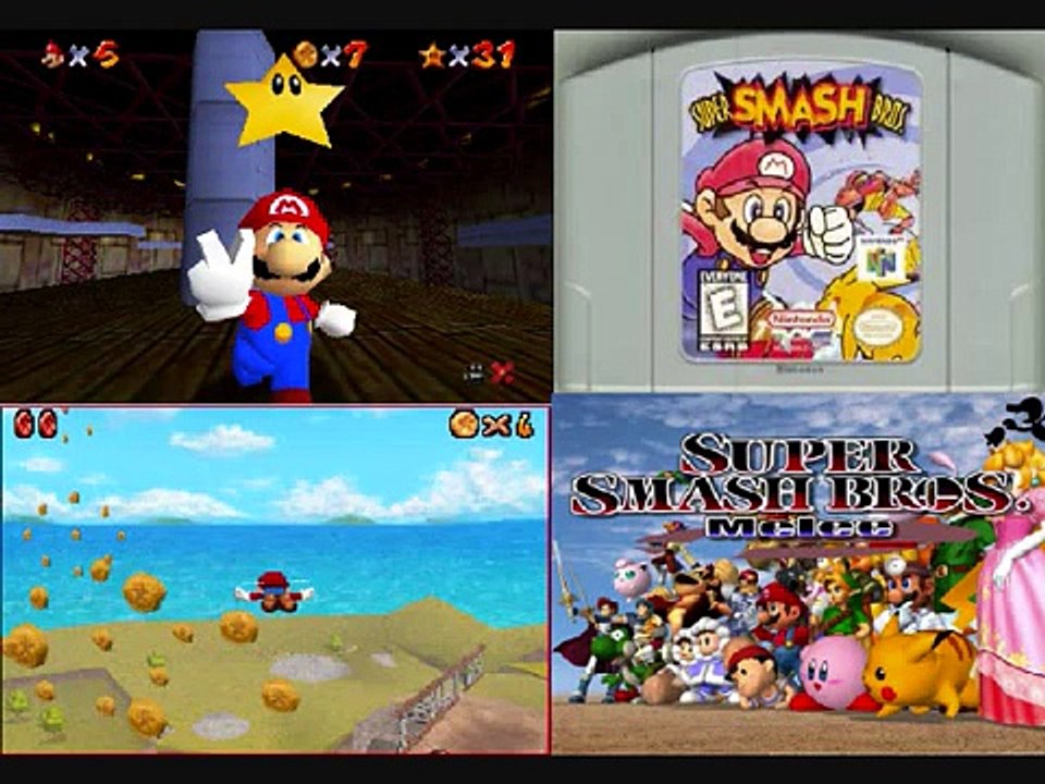 Super Smash Bros Mashup Music Starman Super Mario 64 Ds Dailymotion Video