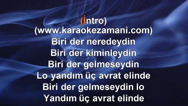İbrahim Tatlıses - Tosuno - 2008 TÜRKÇE KARAOKE