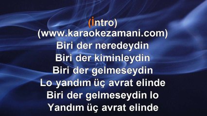 İbrahim Tatlıses - Tosuno - 2008 TÜRKÇE KARAOKE