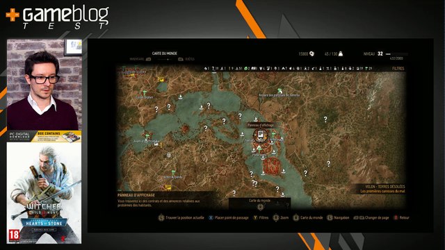 TEST VIDEO : The Witcher 3 Hearts of Stone