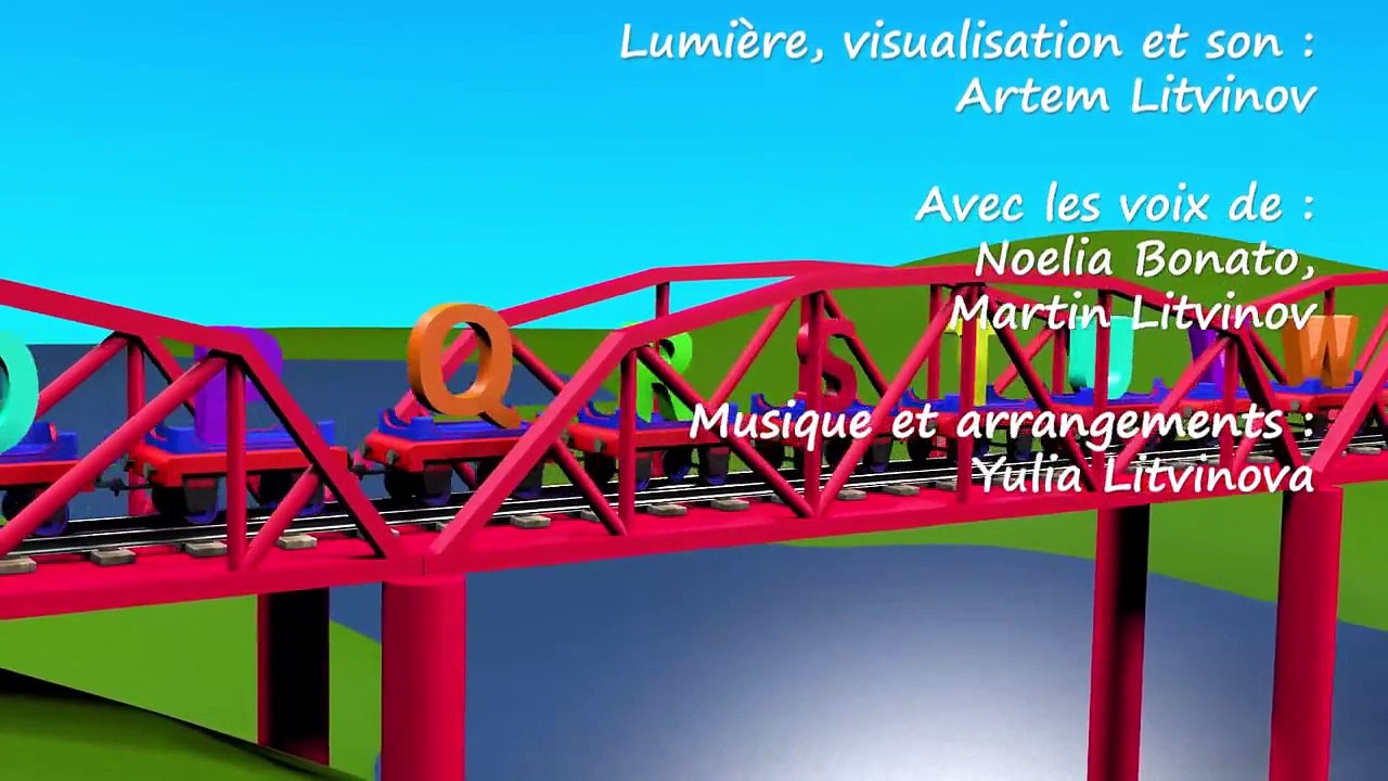 Tchou-Tchou le petit train. Dessins animés éducatifs en français complet. Learn French.