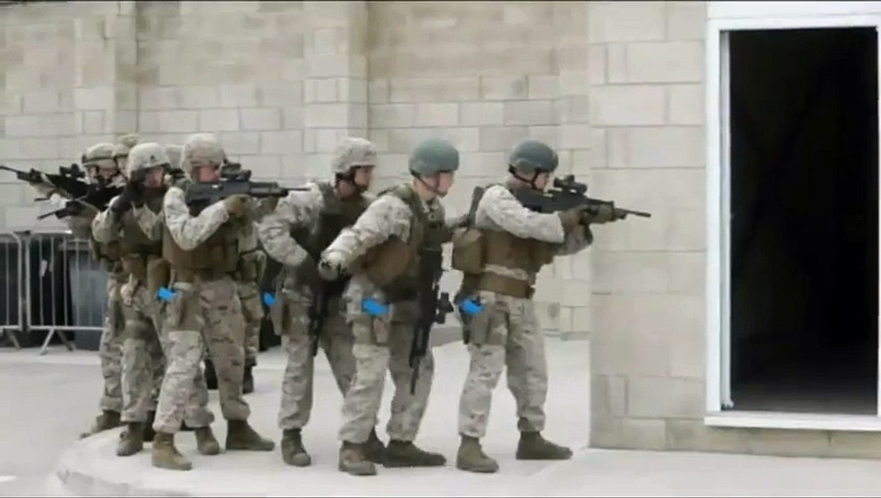 Des soldats américains et anglais à l’entrainement