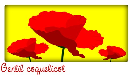 Gentil coquelicot (comptine classique... version disco !)