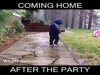 Comming Home After Daaru Party With Friends Funny Video On Dailymotion