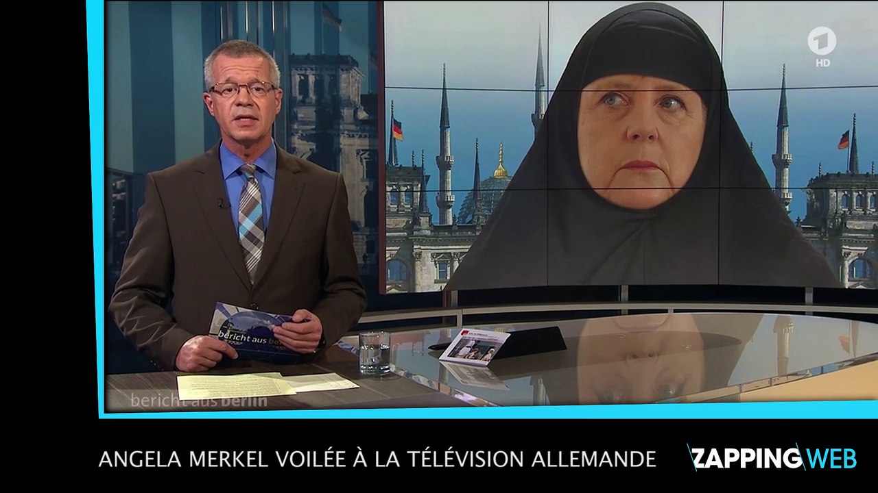 Angela Merkel voilée à la télévision allemande (vidéo)