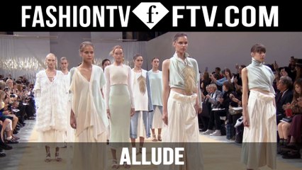 Allude Spring 2016 Ready-to-Wear at Paris Fashion Week | PFW | FTV.com