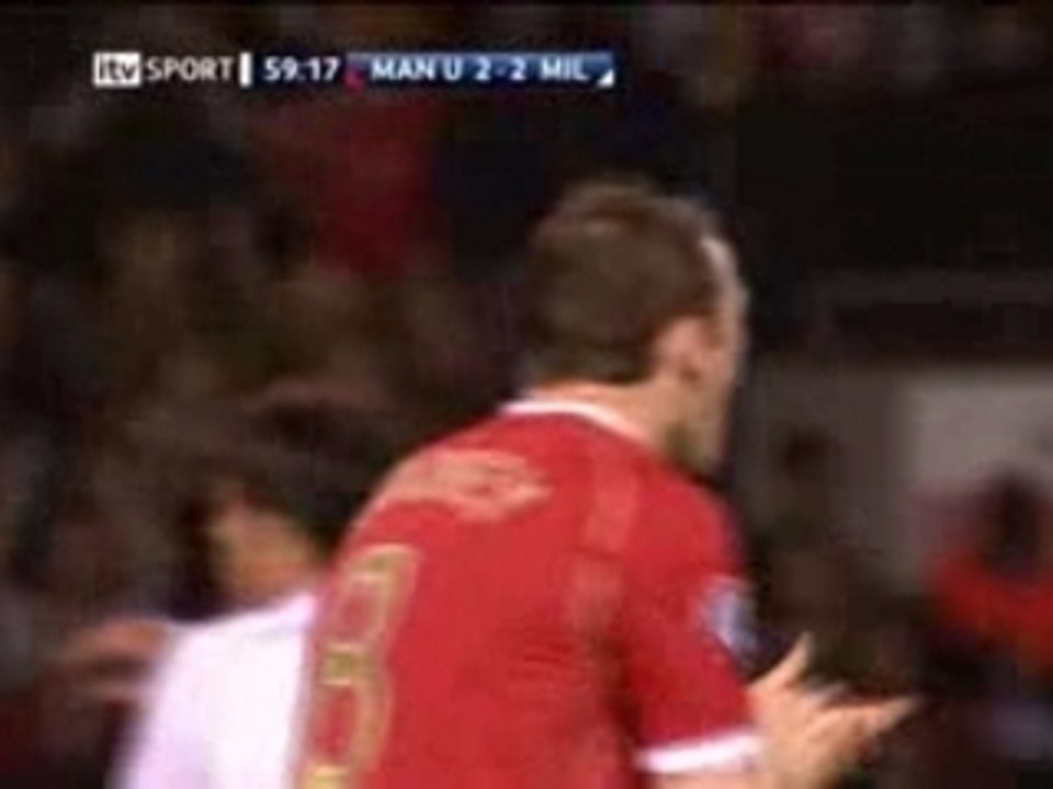 Manchester United 2-2 AC Milan Rooney CL