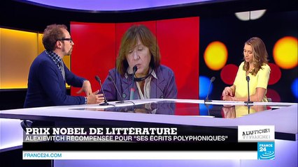 Svetlana Alexievitch, prix Nobel de littérature 2015