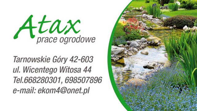 atax odrodnictwo usługi i pielegnacja Tarnowskie góry
