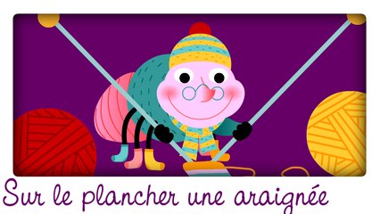 Sur le plancher une araignée (comptine classique)