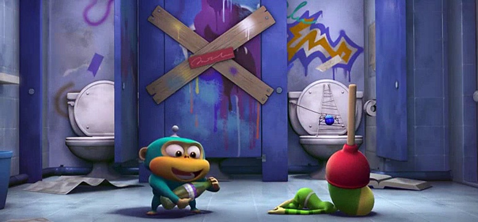 Обезьянки из космоса (Alien Monkeys) - Ванная комната (5 серия) [Full Episode]