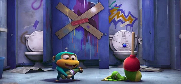 Обезьянки из космоса (Alien Monkeys) - Ванная комната (5 серия) [Full Episode]