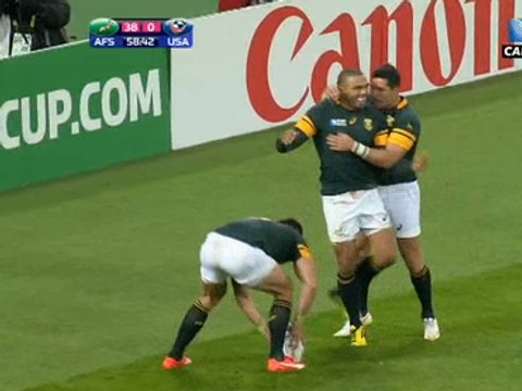 Top cinq des meilleurs marqueurs d'essais de la Coupe du monde de rugby