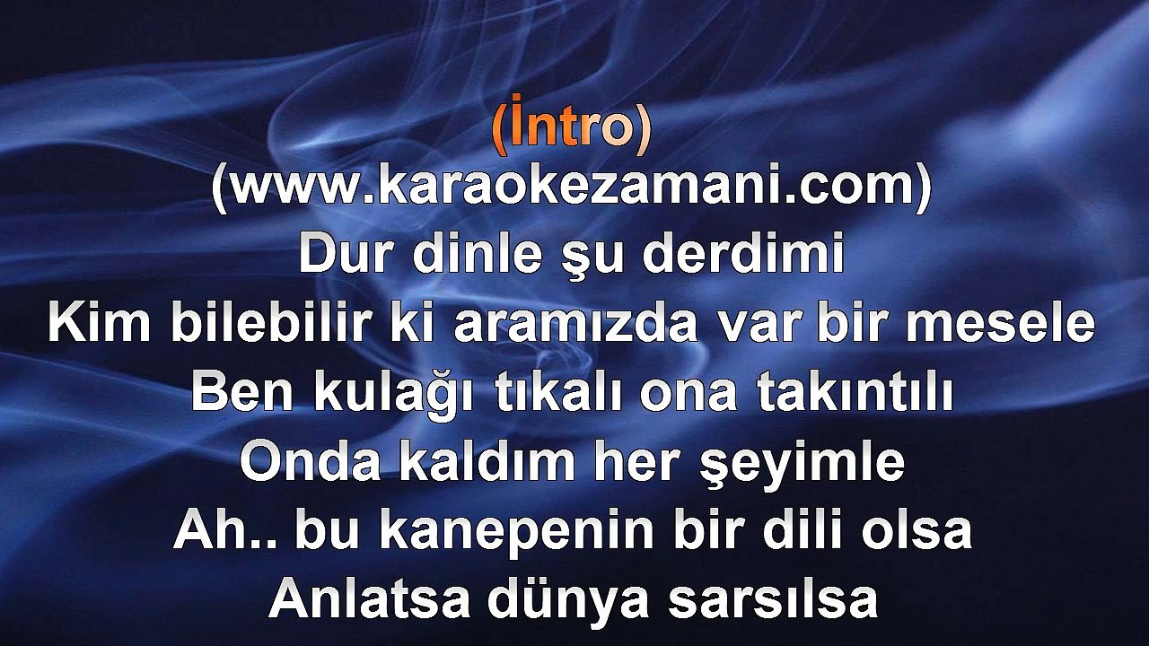Iskender Paydaş - Kenan Doğulu - Doktor Kenan - 2011 TÜRKÇE KARAOKE