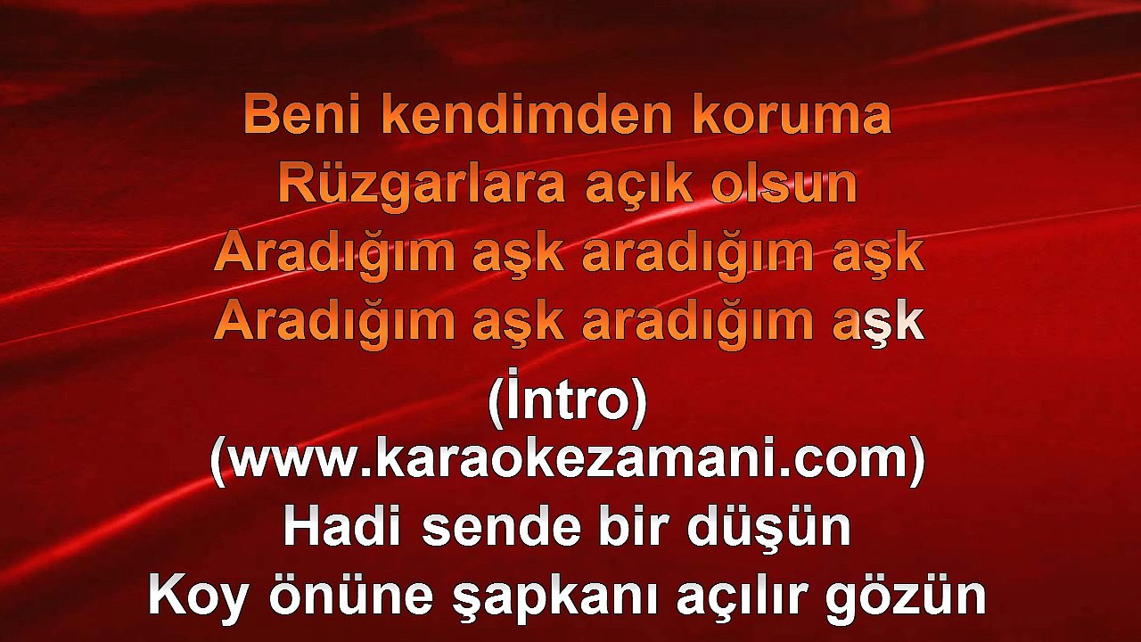 Işın Karaca - Aradığım Aşk - 2006 TÜRKÇE KARAOKE