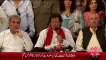 Lahore: Press Conference of Chairman PTI Imran Khan- 08-10-2015