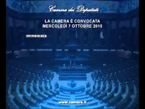 Roma - Camera - 17^ Legislatura - 497^ seduta (07.10.15)