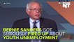 Bernie Sanders Is Furious About The Lack Of Opportunities For Young People