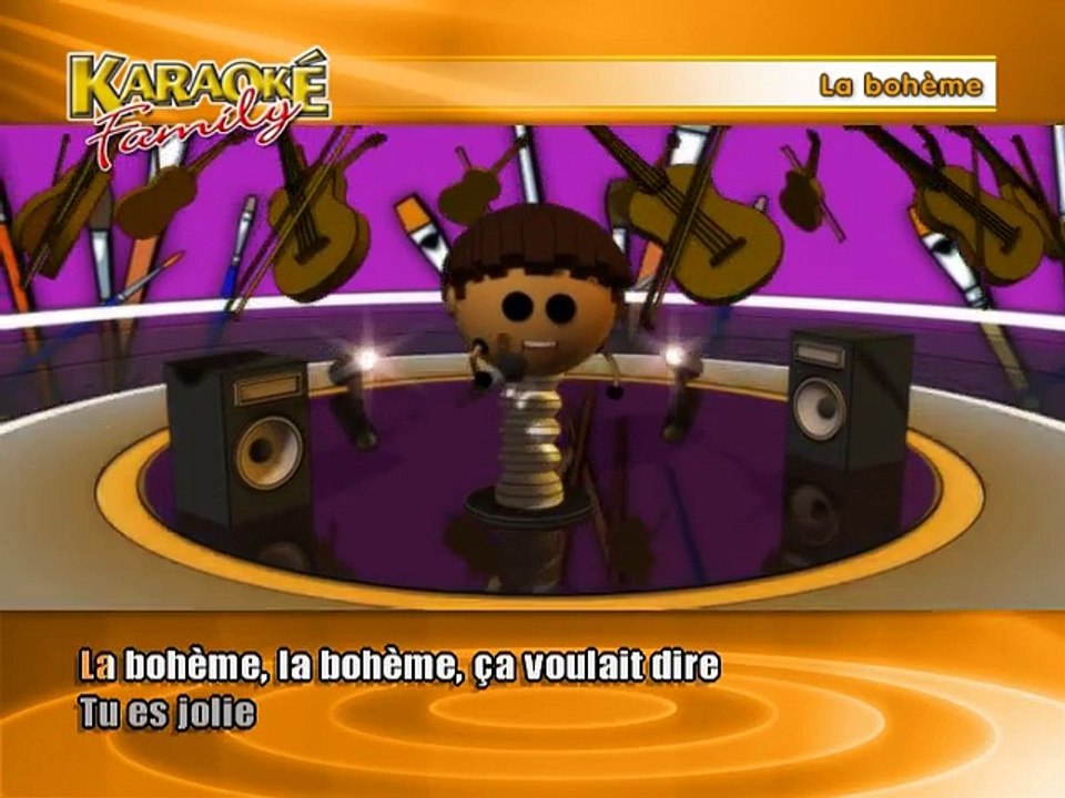 KARAOKE CHARLES AZNAVOUR - La bohème