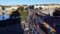 Rush Hour in Copenhagen  more Bicycles than Cars!