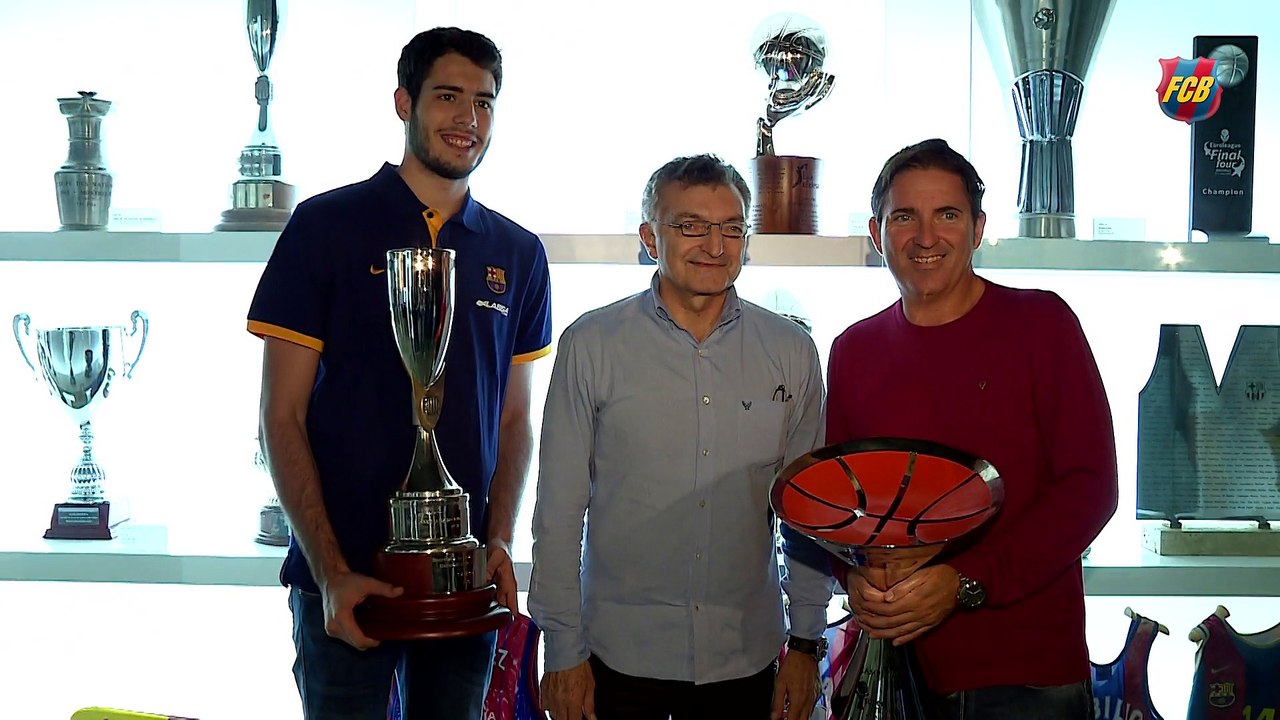 Bàsquet: El Barça Lassa lliura la Supercopa Endesa al Museu [CAT]