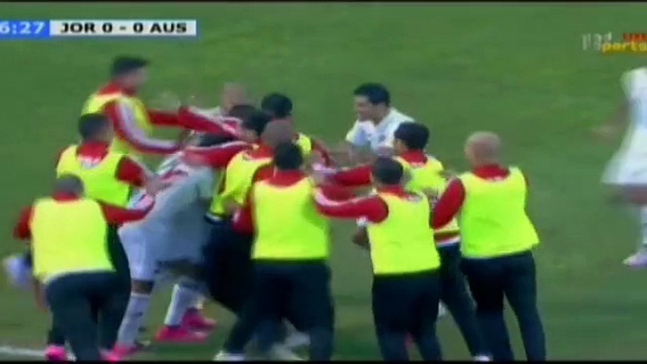 أهدف مباراة الأردن وأستراليا بالتصفيات الآسيوية