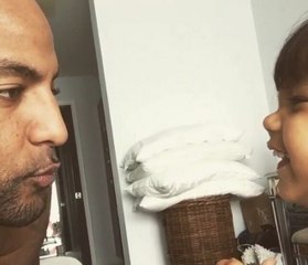 Booba s'amuse avec sa fille Luna !
