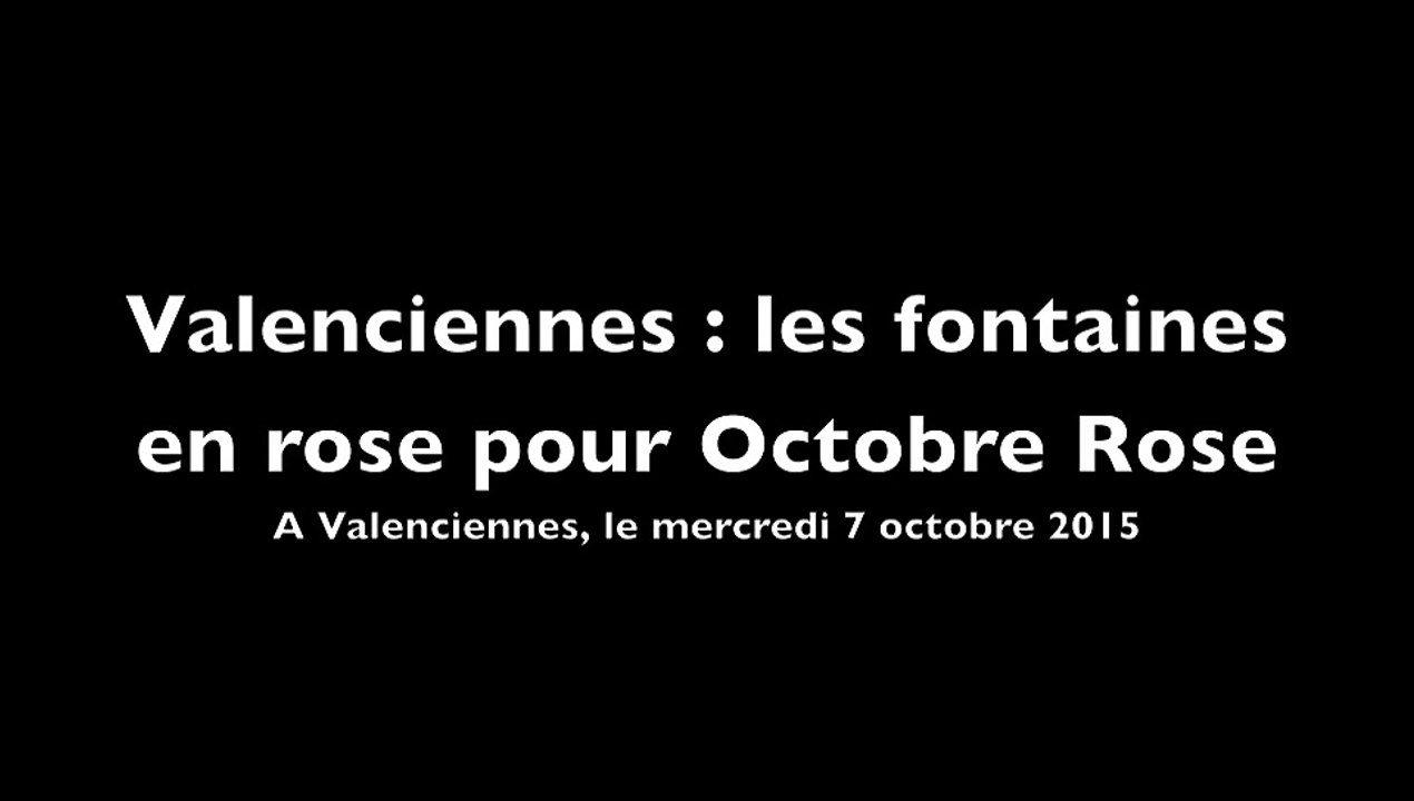Octobre Rose à Valenciennes