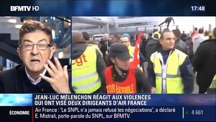 le coup de gueule de Mélenchon censuré