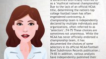 College football national championships in NCAA Division I FBS